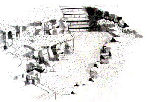 szurdokv�lgyet imit�l� sziklakert